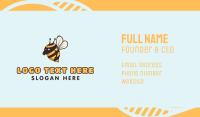 Fun Bumblebee Mascot Business Card