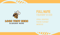 Fun Bumblebee Mascot Business Card Design