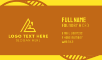 Yellow House Letter L  Business Card