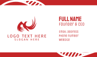 Red Eagle Business Card example 3