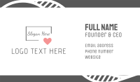 Bride Business Card example 3