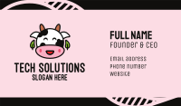 Organic Happy Cow Farm Business Card