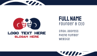 Baseball Helmet Business Card