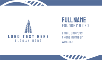 Blue City Business Card example 3