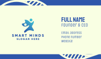 Blue People Organization  Business Card