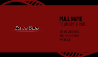 Samurai Wordmark Business Card