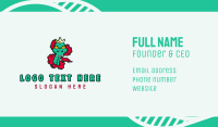 Green Snake Queen Business Card Design