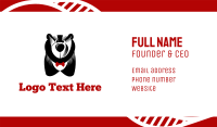 Red Tie Business Card example 4
