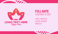 Lotus Flower Crown Business Card