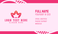 Lotus Flower Crown Business Card