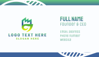 Green City Construction Business Card