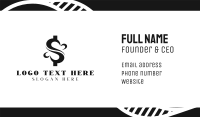 Black And White Business Card example 4