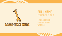 Giraffe Wrench Business Card