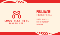 Red Heart Business Card example 4