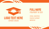 Sunrise School Education Business Card Design