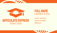 Sunrise School Education Business Card Image Preview