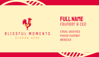 Red Rooster Business Card Image Preview