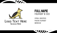 Dog Illustration Business Card Design