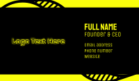 Hacker Business Card example 1
