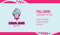 Sweet Old Lady Cupcake Business Card