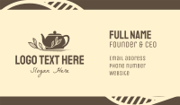 Brown Tea Pot Business Card
