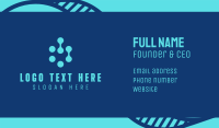 Blue Tech Company Business Card