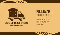 Bread Delivery Van Truck Business Card Design