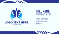 Lung Health Business Card example 4