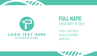 Painter Paintbrush Letter P Business Card