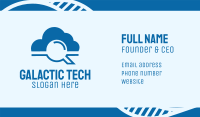 Online Cloud Search  Business Card Design