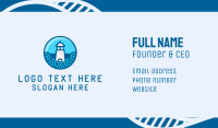 Coastal Marine Lighthouse Business Card Design