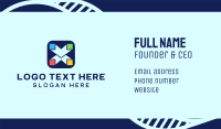 App Letter X Business Card