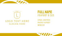 Gold Building Business Card example 4