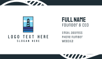 Seaside Lighthouse Business Card