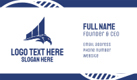 Blue Eagle Chart Business Card