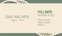 Sauna Business Card example 1