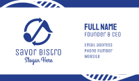 Blues Business Card example 1