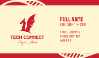 Red Dragon Wings Business Card