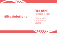 Chunky Business Card example 3