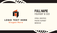 Orange Orange Business Card example 1