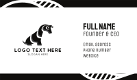 Cute Zebra Business Card
