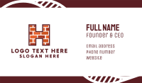 Brick Wall Business Card example 1