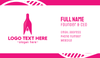 Magenta Wine Mountain Business Card