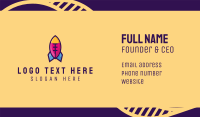 American Football Rocket  Business Card Design