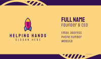 American Football Rocket  Business Card