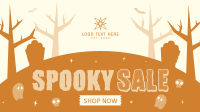 Spooky Ghost Sale Facebook Event Cover