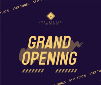 Grand Opening Modern Facebook Post