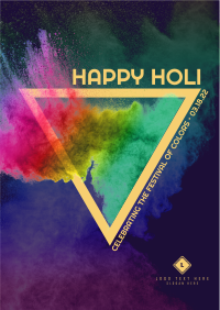 Holi Color Explosion Flyer