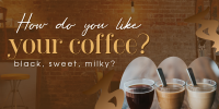 Coffee Flavors Twitter Post