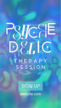 Psychedelic Therapy Session Instagram Story